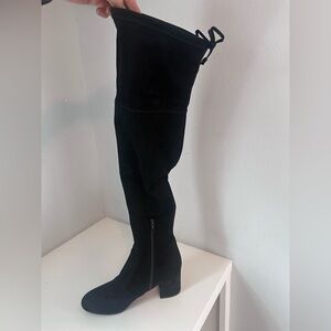 Unisa Black Over-the-Knee Boots